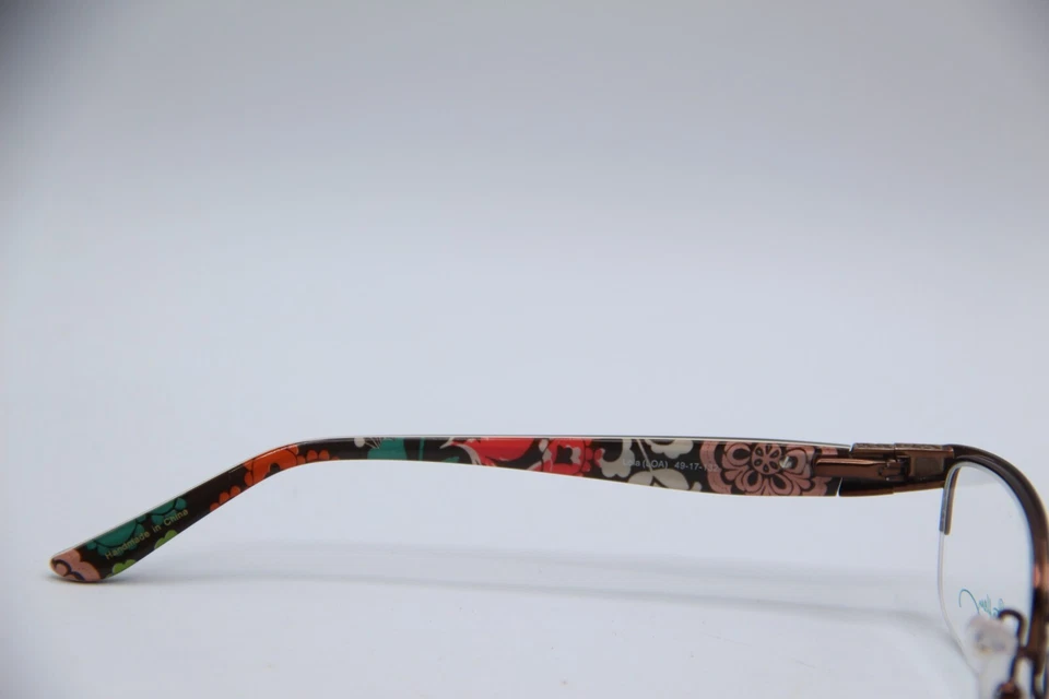 NUEVAS GAFAS VERA BRADLEY LOLA (LOA) MARRÓN GUNMETAL MONTURAS AUTÉNTICAS 49-17 Foto 3 de 4