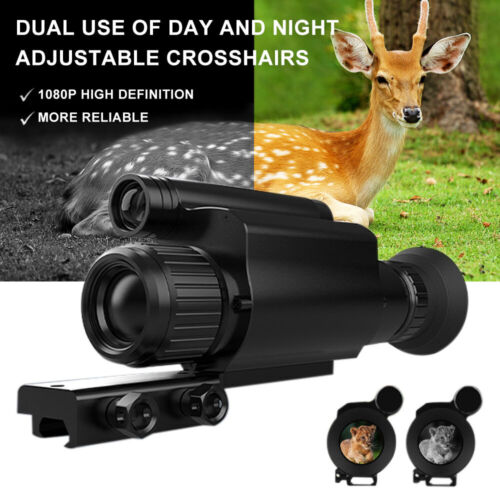 Télescope de chasse numérique monoculaire de vision nocturne infrarouge 1080P FHD 50 mm - Photo 1 sur 26