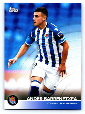  2021-22 TOPPS Real Sociedad Official Team Set 18 Ander Barrenetxea