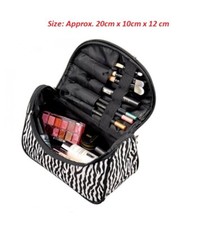 Grand Femme Cosmétique Maquillage Voyage Boîte Toilette Sac Étui Lavage Support
