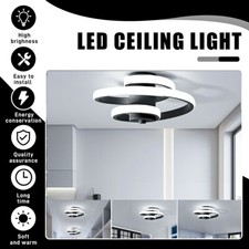 Modern Ceiling Light for Hallway Flush Mount LED Lighting Fixture 18W Round Lamp