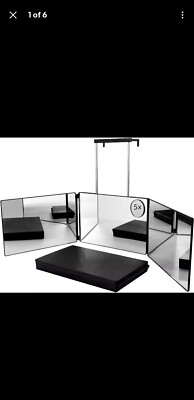 SELF FIND 3 Way Mirror Salon Women Hair Cutting 360 Mirror Haircut for Men A1