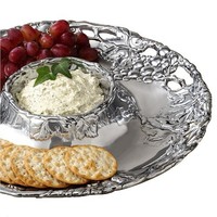 Arthur Court Grape 14-inch Round Chip And Dip Tray, New, Free Shipping on sale Arthur Court Grape 14-inch Round Chip And Dip Tray, New, Free Shipping on sale
