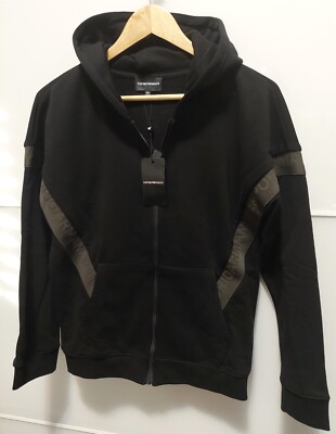 Emporio Armani EA7 Trainingsanzug 6K4VJ1 Boy 14A black+grey + Hose