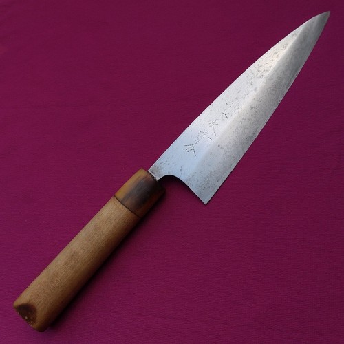 Japanese Kitchen knife Deba Hocho Sakai Kazutsugu Blade178mm Thickness8.5mm 330g - Picture 8 of 10