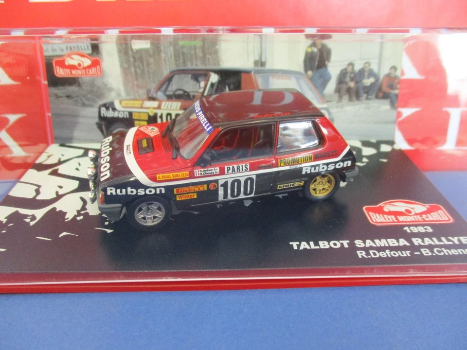 Die cast 1/43 Modellino Auto Talbot Samba Rally Monte Carlo 1983 R. Defour - Immagine 4 di 4