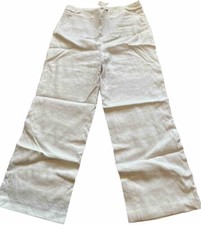 NWT Talbots White Polyester Pants Size 14