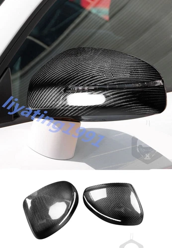 Real Carbon Fiber Wing Mirror Cover Caps for Audi TT 8J TTS TTRS 08-14 R8 07-11 Real Carbon Fiber Wing Mirror Cover Caps for Audi TT 8J TTS TTRS 08-14 R8 07-11