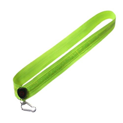 LED Night Running Safety Gear Glowing USB Rechargeable LED Light up Running Belt - Picture 6 of 9