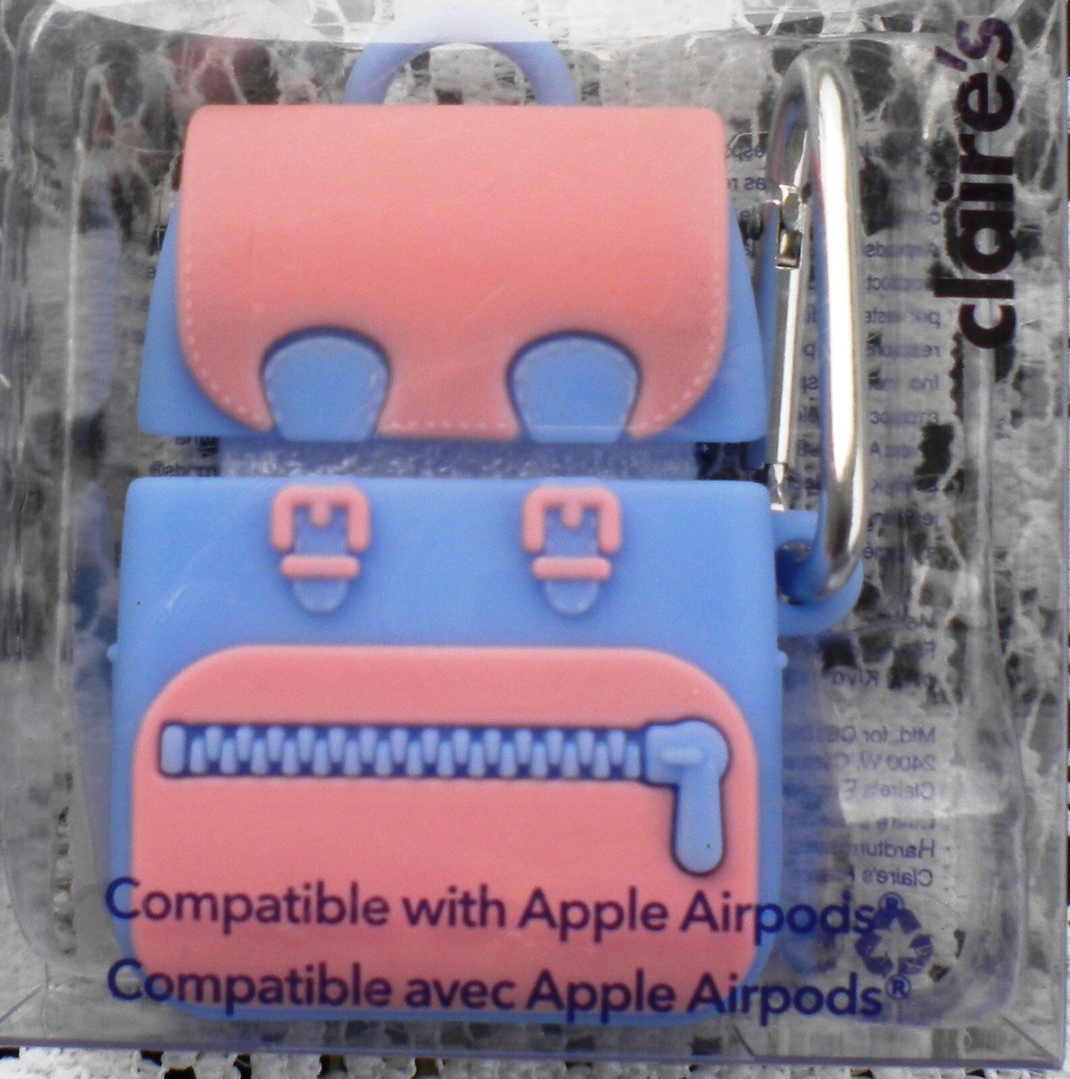 Claire's Compatible with Apple Airpods case (Backpack)