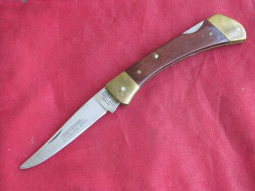Sears Craftsman Stainless Steel Vintage Folding Lockback Hunting Knife, 95205 - Imagen 3 de 8