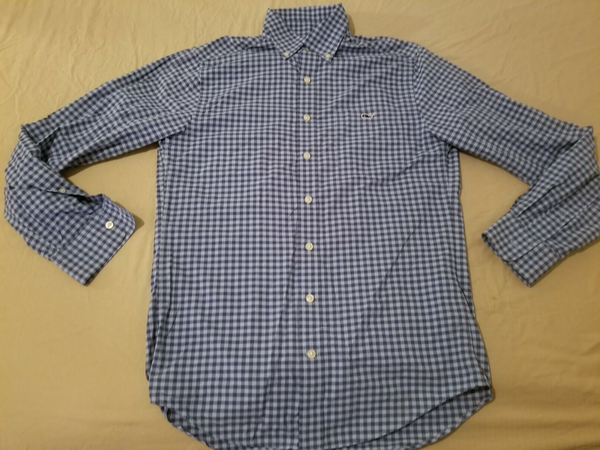 Mens vineyard vines Dress Shirt S Small Blue Button Mens vineyard vines Dress Shirt S Small Blue Button