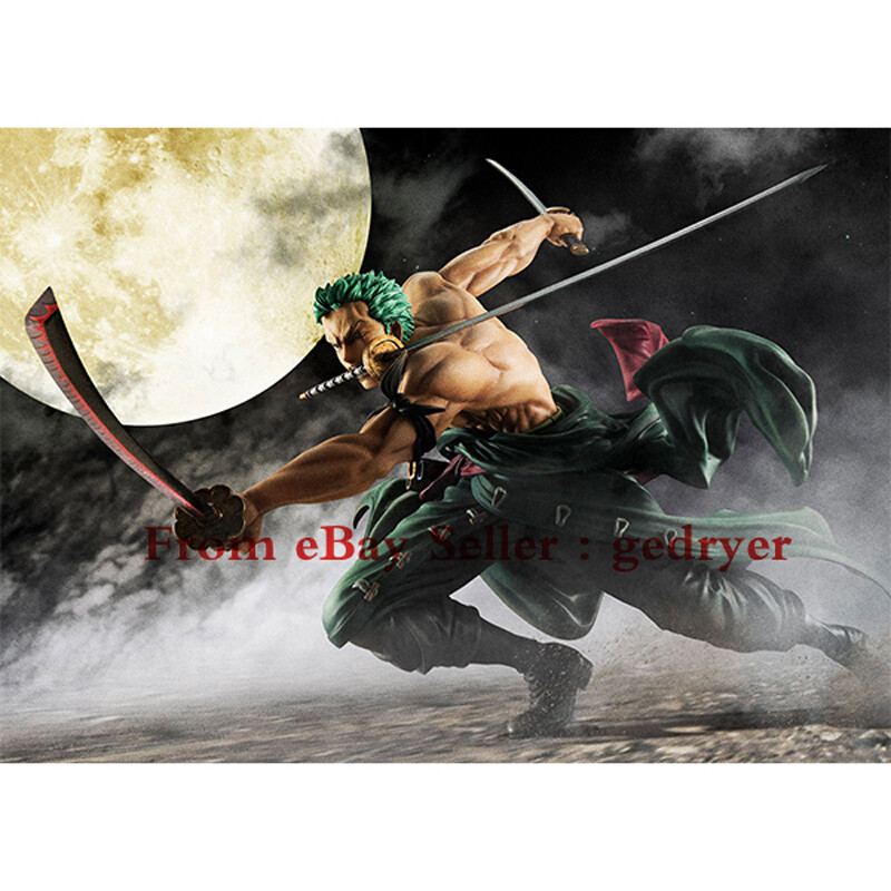 One Piece Mega House POP MAX Swordsman Zoro Sanzen Sekai Statue GK