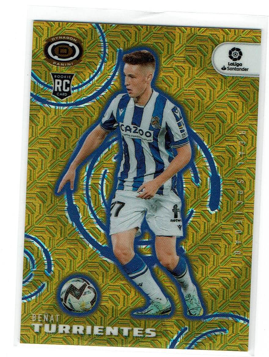 Beñat Turrientes RC Auto Topps Gold Drip Benat Turrientes RC /10 Gold Laser Panini Chronicles Tmall
