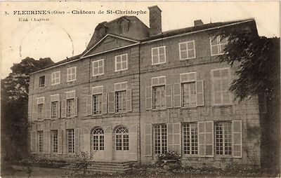 Old postcard AK FLEURINES-Chateau de St-CHRISTOPHE (423989)
