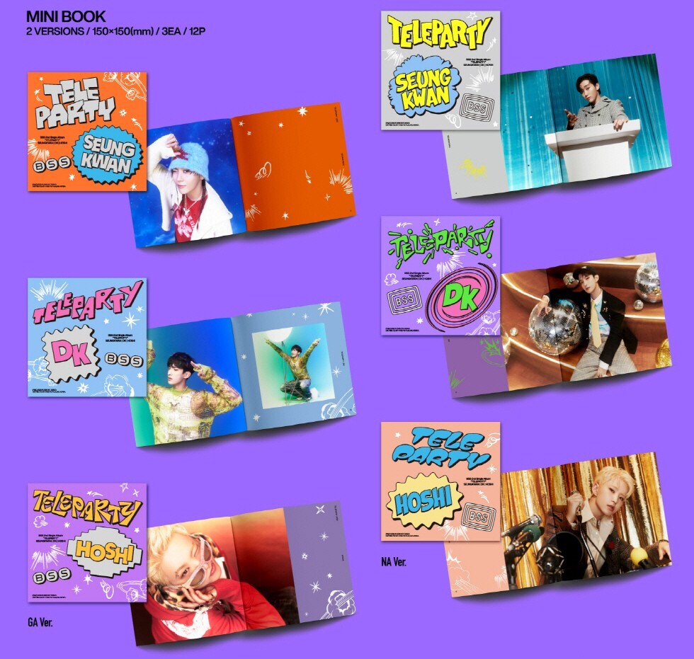 BSS Seventeen Booseoksoon - 2nd Single Album Teleparty CD+Extra