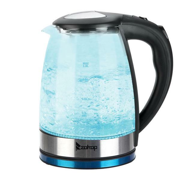ZOKOP HD1861A 220V 2200W 1.8L Electric Glass Kettle UK Plug eBay