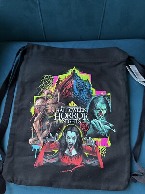 Universal Studios Halloween Horror Nights HHN 2024 Cinch Bag Rucksack NEU