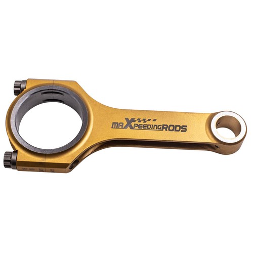 Titanize 4340 Connecting Rod Set for Honda Civic CRX For Honda D16Y7 D16Y8 D16Z6 - Picture 4 of 12