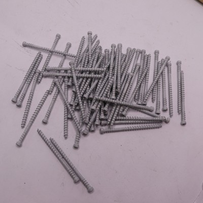 (70-Pk) Spax Trim Screw Carbon Steel White #8 x 2-1/2'' - Missing 30