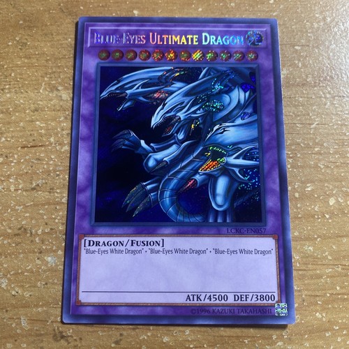 🔥 Yugioh BlueEyes Ultimate Dragon LCKCEN057 SECRET RARE NEAR MINT