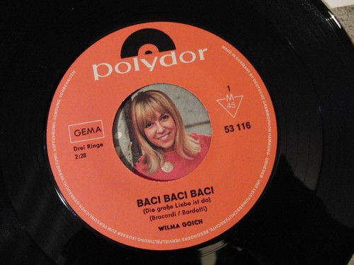 7" Single Wilma Goich – Baci, Baci, Baci / Final mente 1969 | M- - Picture 2 of 3