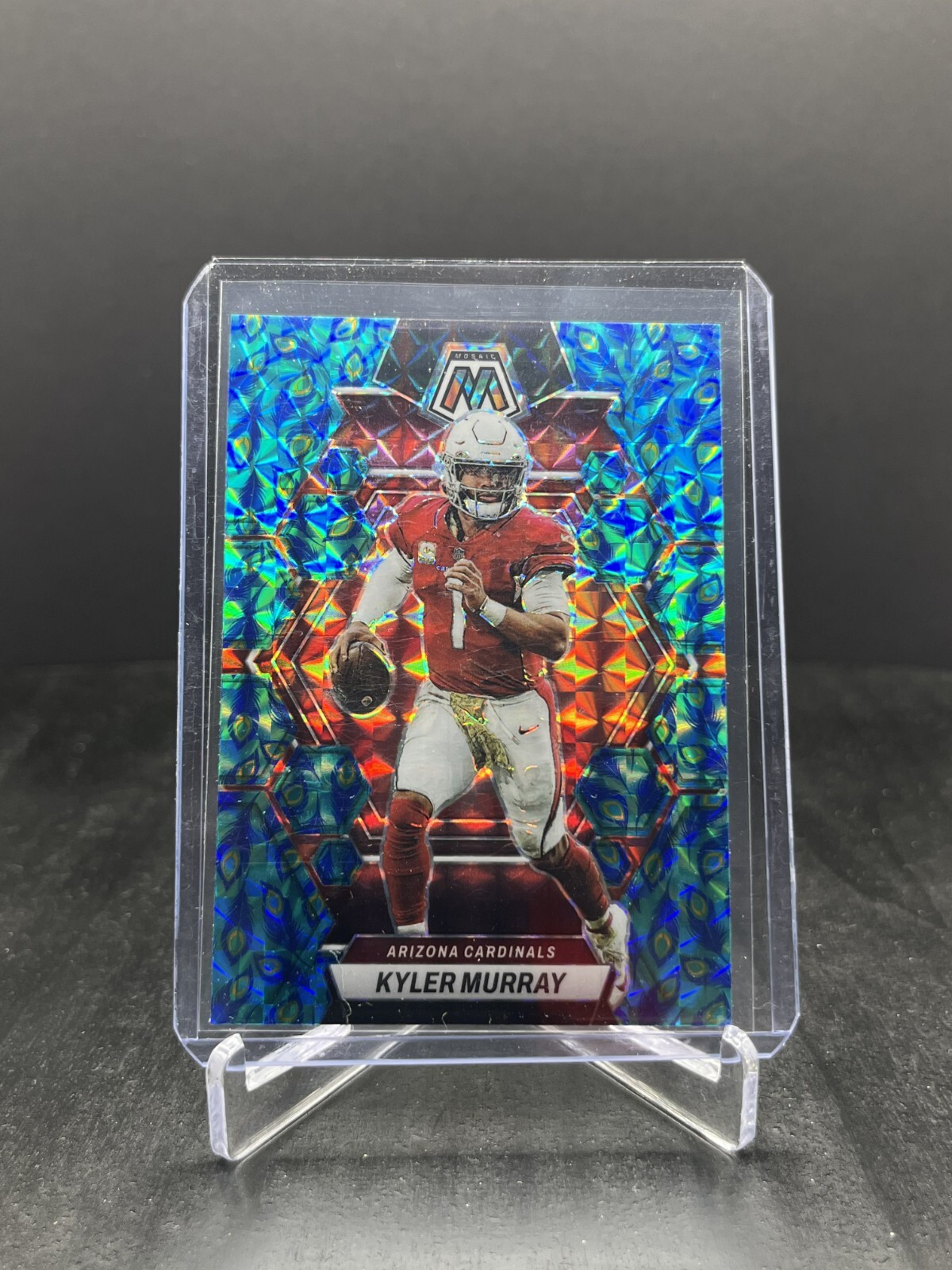 2023 Panini Mosaic Football Kyler Murray Peacock Choice SP #1