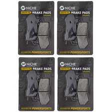 Brake Pad Set for Harley-Davidson Street Rod Glide Front Rear Organic 4 Pack