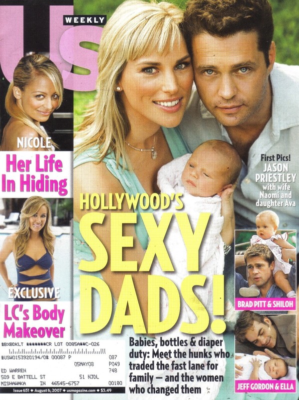 US WEEKLY MAGAZINE 8-6-07 NICOLE RICHIE, LAUREN CONRAD, JASON PRIESTLEY