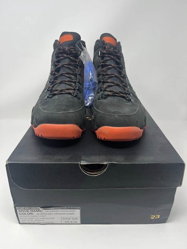 Bota retrô tamanho 8.5 - Jordan 9 PE University of Florida PE 2018 - Imagem 2 de 4