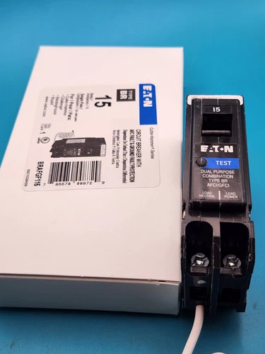 Eaton  BRAFGF115 Miniature Breaker (MCBs) BR 1P 15A 240V (NEW) (Ships Same Day)