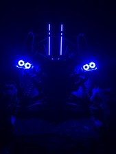 Can Am Halo Blue Bright Rings Angel Eye Full Set 4 Commander Maverick Renegade