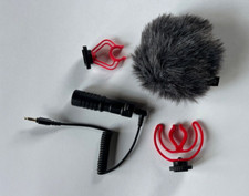 Movo VXR10 Universal Video Microphone w/ Shock Mount Windscreen No Box