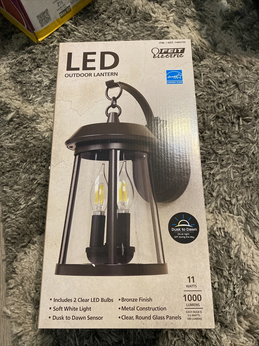 Feit Electric Dusk to Dawn Outdoor Lantern sb eBay
