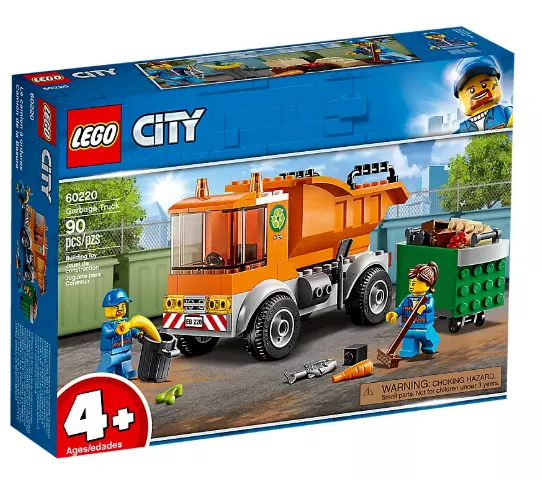 LEGO CITY 60220 GARBAGE TRUCK 4+ YEARS