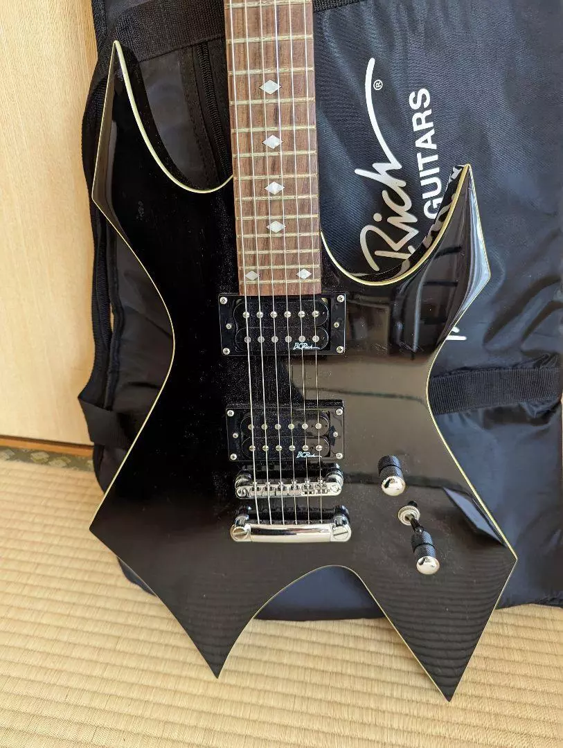 B.C.RICH WARLOCK Black 6-String Electric Guitar
