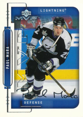 1999-00 Upper Deck MVP SILVER SCRIPT #191 PAUL MARA - Tampa Bay Lightning