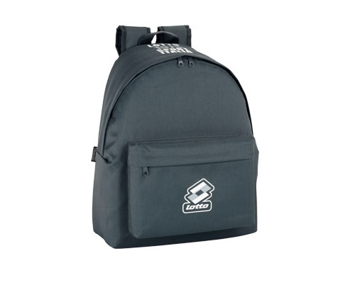 PONY Lotto Sport Italia Zaino Grigio L Cartella 32 x 40 X 14 CM 197224