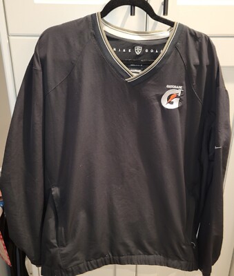 Vintage NIKE GOLF Gatorade Pull Over Long Sleeve Windbreaker Top Mens Size  XL