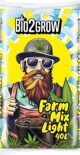 Bio2Grow Farm Mix Light 40L Cannabis Grow Blumen Erde Profi Substrat Bonsai