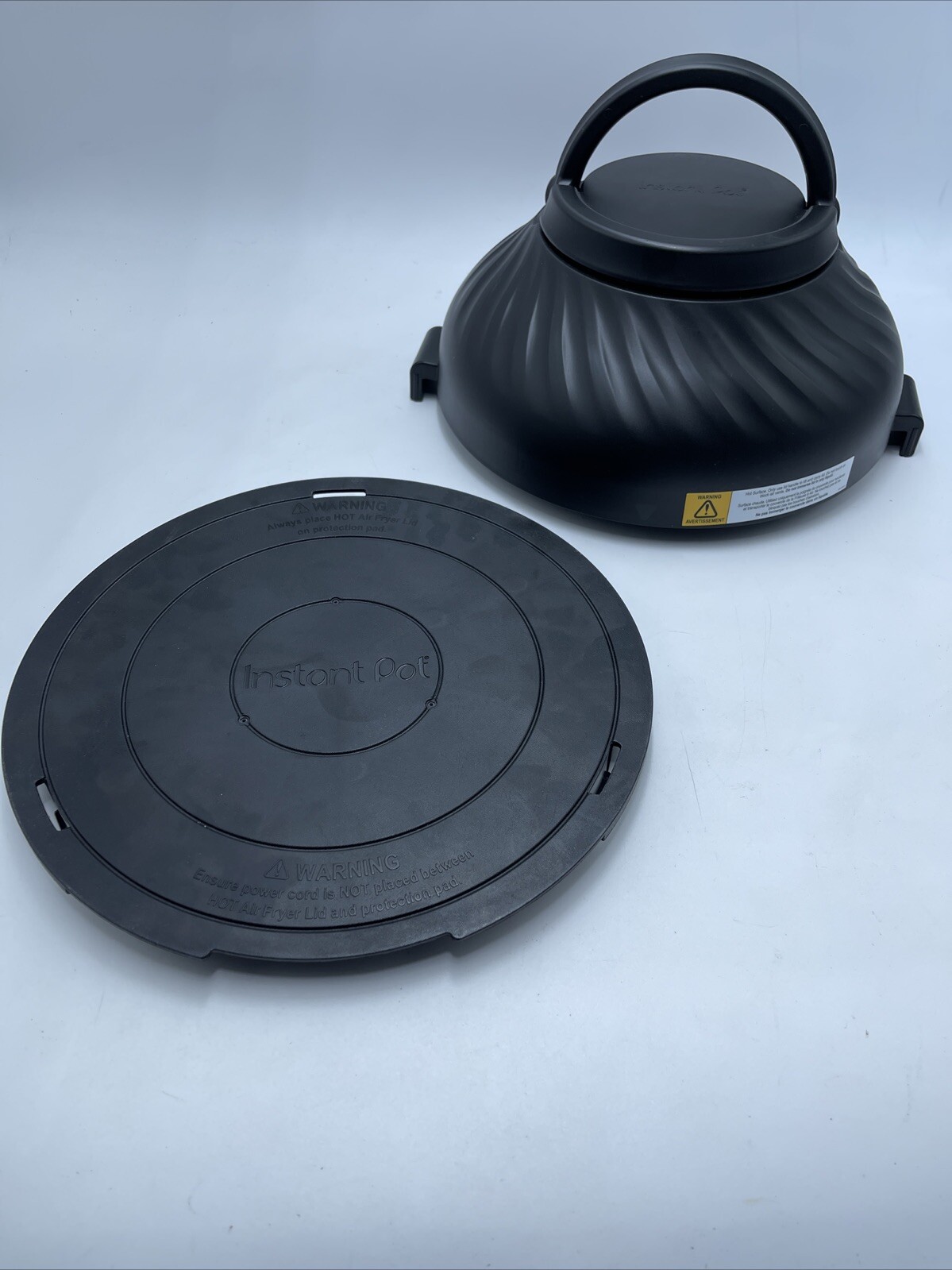 Instant Pot Duo Crisp Pressure Cooker 8 Qt Air Fryer Lid Only Replacement Tested-image