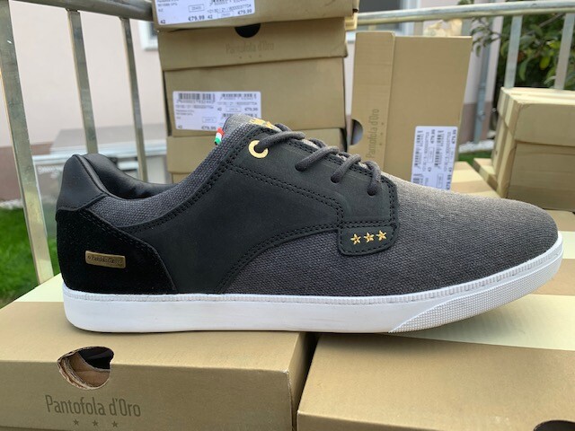 PANTOFOLA D’ORO Pantofola D'Oro DOP Prato Canvas Low Men nuovo taglia:43 nero Ascoli Imola