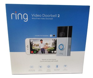 Ring Smart Home Video Doorbell 2 With 1080 Hd Wide Angle Resolution 852239005550 Ebay