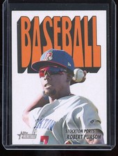 2021 Topps Heritage Minor ROBERT PUASON 1972 Pack Cover Card Athletics 72TPCC-15