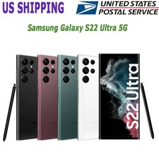 Sealed New Samsung Galaxy S22 Ultra 5G 12 256GB - AT T T-Mobile Verizon Unlocked