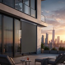 Vertical awning balcony 160x250 cm awning side awning anthracite wind protection size