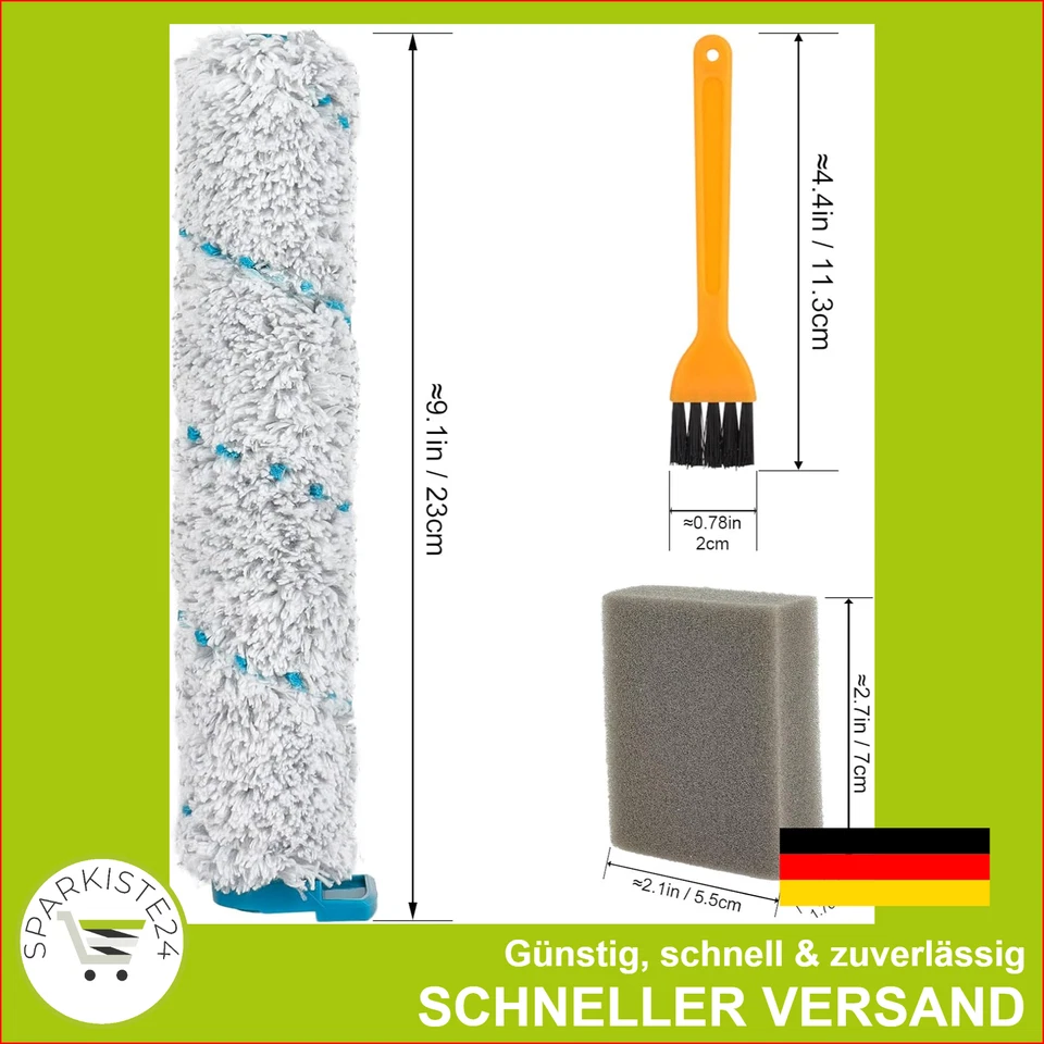 Zubehörset Akku-Wischsauger Regulus Aqua 2 Mikrofaserwalzen & 6 Schwammfilter - Bild 2 von 3
