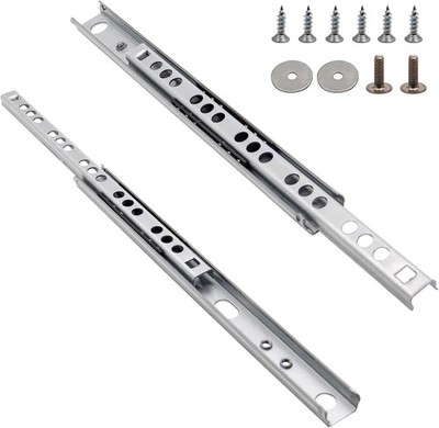 16 Inch Drawer Slides, Metal Drawer Slide, Small Drawer Rails, Ball Bearing Dual