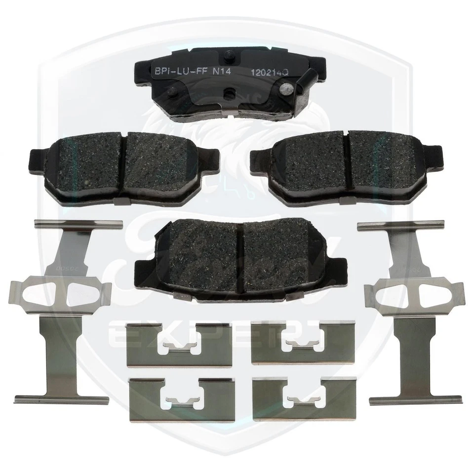 Kit de pastillas de freno delanteras y traseras de cerámica para Honda Civic Del Sol 1994-1997 9 años de garantía Foto 2 de 4