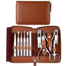 Professional Manicure Kit 11 in 1 Nail Care Tools Set Nail Clippers Included